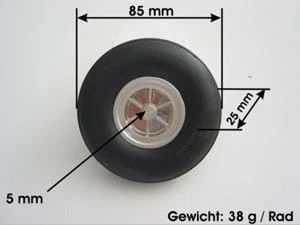Koła 85mm lekkie i wytrzymałe _1