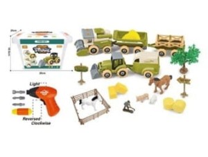 Farma traktor maszyny rolnicze ciągnik do skręcania zwierzęta wkrętarka