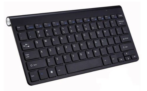 Klawiatura bezprzewodowa Smart TV czarna