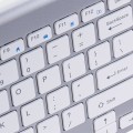 Klawiatura bezprzewodowa Smart TV srebrna