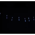 Lampki solarne ogrodowe sople 6,5m 30LED zimny biały