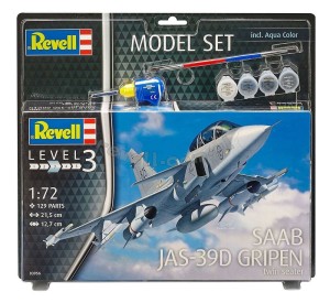 Saab JAS-39D model do sklejania Revell zestaw