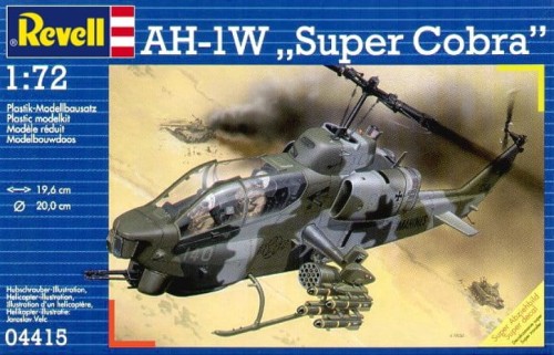 AH-1W "Super Cobra" 1:72 model plastikowy do sklejania (4415)_1