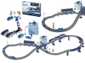 Kolejka elektryczna pociąg policja autka 92 elementy ~300cm