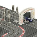Tor samochodowy wyścigowy policyjny elektryczny + 2 auta klocki konstrukcyjne GD-02