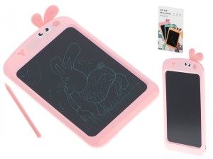 Tablet graficzny do rysowania dla dzieci znikopis tablica ekran LCD 8,5' królik róż