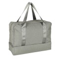 Torba podróżna bagaż podręczny do samolotu podróżna turystyczna pojemna uchwyt kieszenie 39x18x30 szara