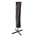Parasol ogrodowy duży składany z wysięgnikiem 290cm czarny