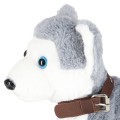 Piesek interaktywny na smyczy szczeka chodzi rusza ogonem Husky