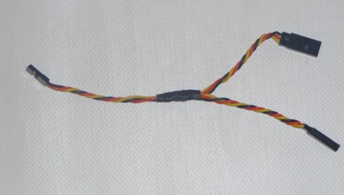 Rozgałęziacz Y 15 cm skręcony JR_1