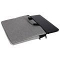 Torba na laptopa 15,6 cali etui pokrowiec teczka damska męska szara
