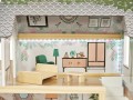 Domek dla lalek drewniany LULILO FLORO boho LED 78cm