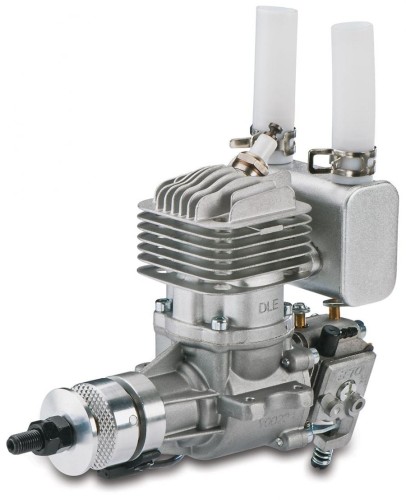 DLE-20RA Silnik benzynowy rc z tylnym wydechem_1