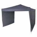 Pawilon ogrodowy LUARO namiot imprezowy handlowy altana 3x3m czarny