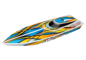 Łódka zdalnie sterowana RC Blast Traxxas 60 cm pomarańczowa