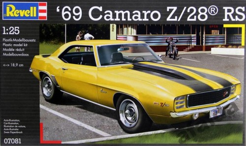 Camaro Z/28 1:25  model plastikowy do sklejania (7081)_1