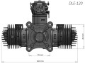 DLE-120 Silnik benzynowy rc Nowość !_1