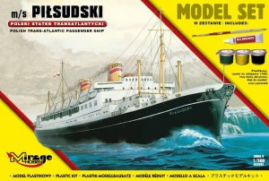 MS Piłsudski Polski Statek - zestaw modelarski