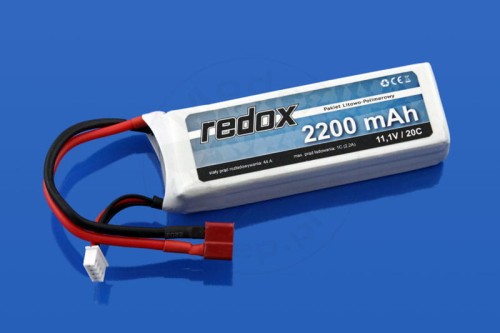 Redox pakiet lipo 2200 mAh 11,1V 20C_1