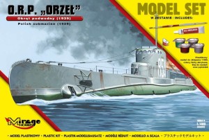 ORP Orzeł 1/400 zestaw z farbami