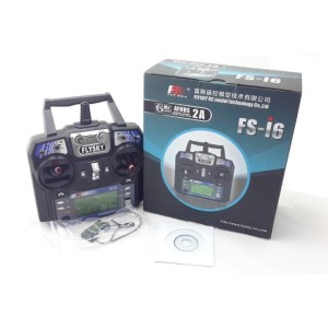 Aparatura FlySky FS-i6X 6CH - 2.4GHz Mode 2 + odbiornik iA6 telemetria