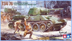 Tamiya 35149 T-34/76 czołg sowiecki z 1943r.