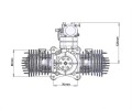 DLE-111 Silnik benzynowy rc V2-817