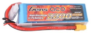Gens Ace pakiet Li-pol 2200 mAh 3S 11.1V 45C