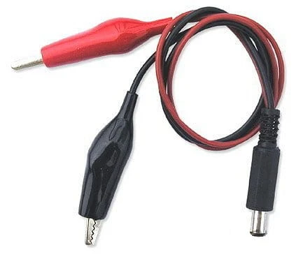 Adapter Krokodylki - Jack 2.1mm