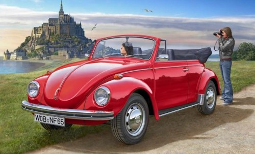 VW Beetle Cabriolet  1970  1:24  model plastikowy do sklejania (7078)_1