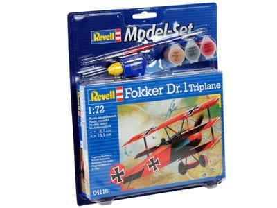 Zestaw revell - Fokker DR. 1 Triplane 1:72 (4116) model plastikowy do sklejania