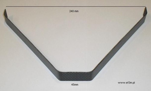 Podwozie węglowe do modeli 1000g_1
