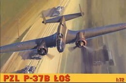 PZL P-37B Łoś 1:72 model plastikowy do sklejania_1