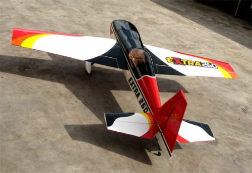 Extra 260 3D ARF 28cc/180cm - biały/czerwony/czarny_1