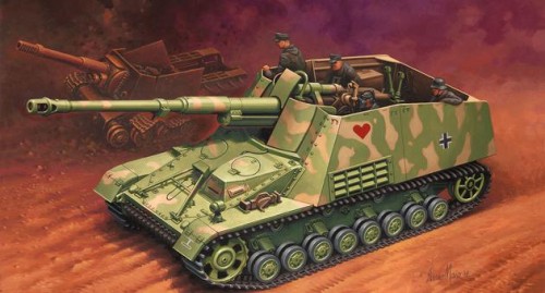 Sd. Kfz. 164 Nashorn 1:72 model plastikowy do sklejania (3148)_1