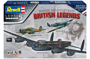 Zestaw upominkowy - British Legends - 3 modele do sklejania 