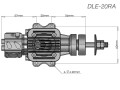 DLE-20RA Silnik benzynowy rc z tylnym wydechem_1