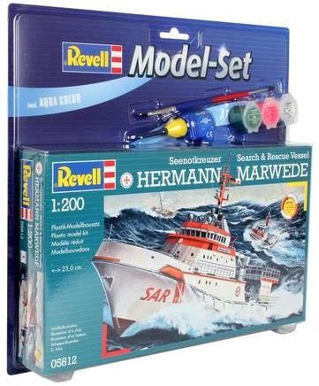Zestaw upominkowy SAR Hermann Marwede 1:200  model plastikowy do sklejania (65812)_1