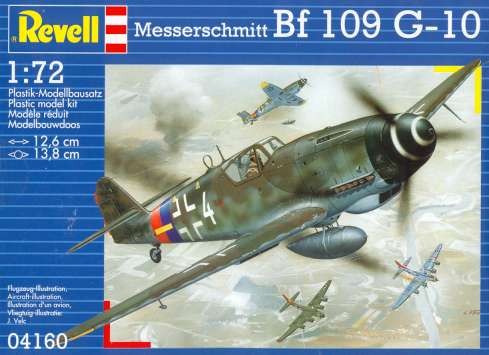 Messerschmitt Bf 109 G-10 1:72 (4160) model plastikowy do sklejania_1