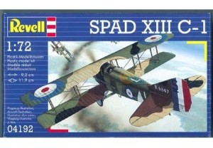SPAD XIII C-1 1:72 model plastikowy do sklejania