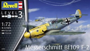 Messerschmitt Bf 109 F-2 model do sklejania Revell 3893