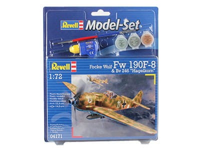 Zestaw upominkowy - Focke Wulf Fw 190F - 8 1:72 (4171) model plastikowy do sklejania_1