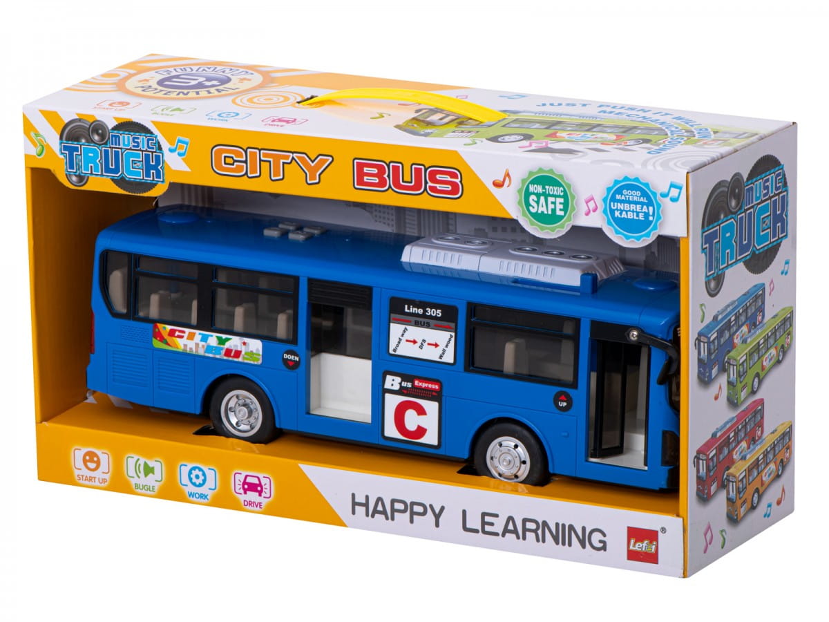 Autobus miejski otwierane drzwi napęd CITY BUS | Sklep eF3M.pl
