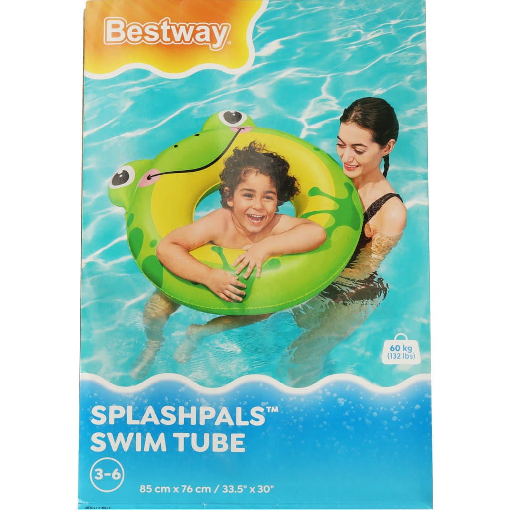Kółko do pływania koło dmuchane dla dzieci BESTWAY 36351 żaba 85-76cm ...